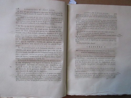 JOUANNEAU et SOLON : DISCUSSIONS DU CODE CIVIL, 1805. Tome 1 (sur 2) - Picture 7 of 12