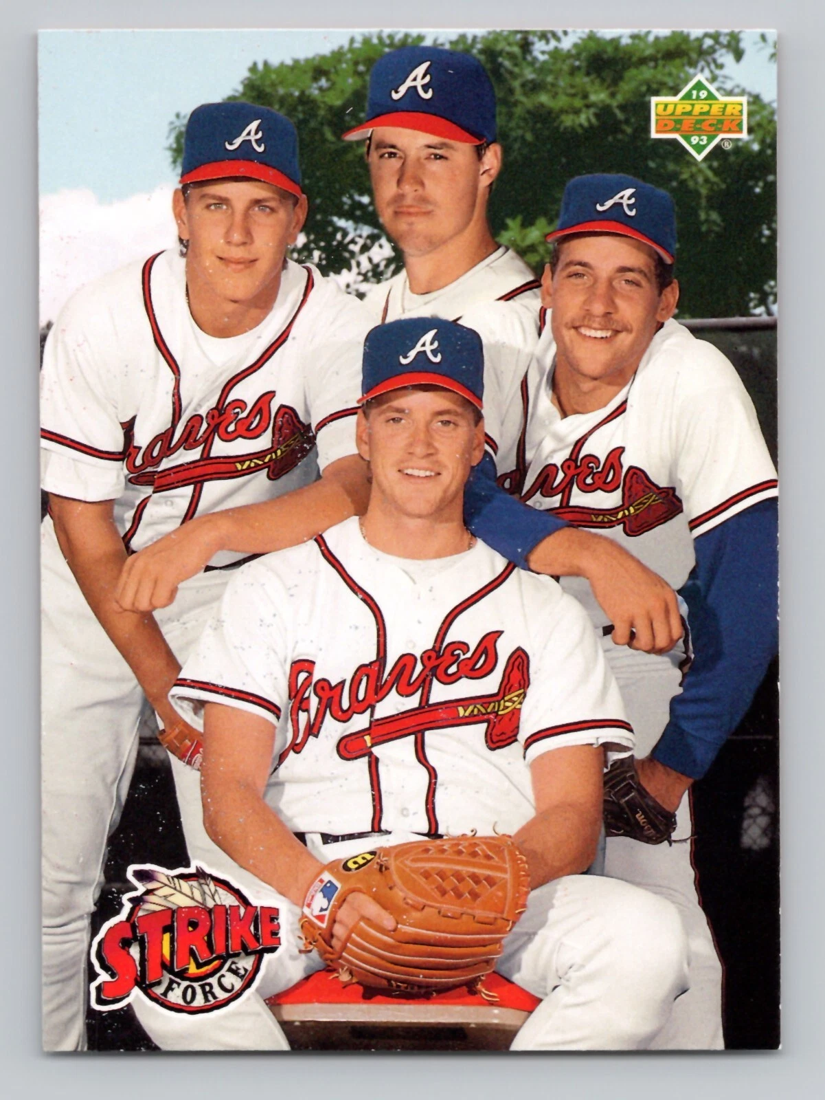 Tom Glavine trading card