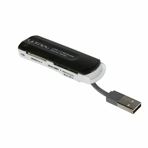 USB 2.0 Multi-Card Reader Writer SD SDHC Micro SD MS PRO DUO M2 MMC Windows MAC - Image 3 of 4