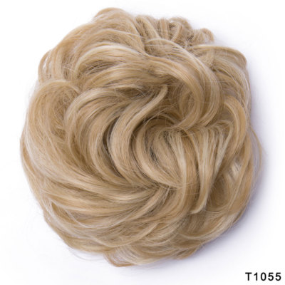 30/40g Thick Large Curly Updo Messy Curly Bun Chignon Clip in Hair Extension US