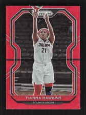 Tianna Hawkins 2021 Panini Prizm WNBA Prizms Ruby Wave Atlanta Dream #62