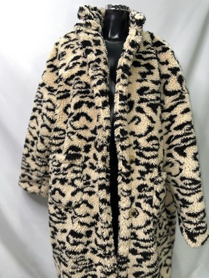 leopard print coat size 22