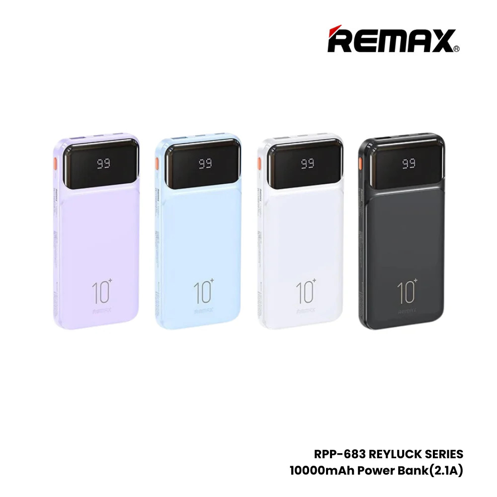 10000mAh Power Bank with Built-in Cables Fast Charging for iPhone ＆ Android