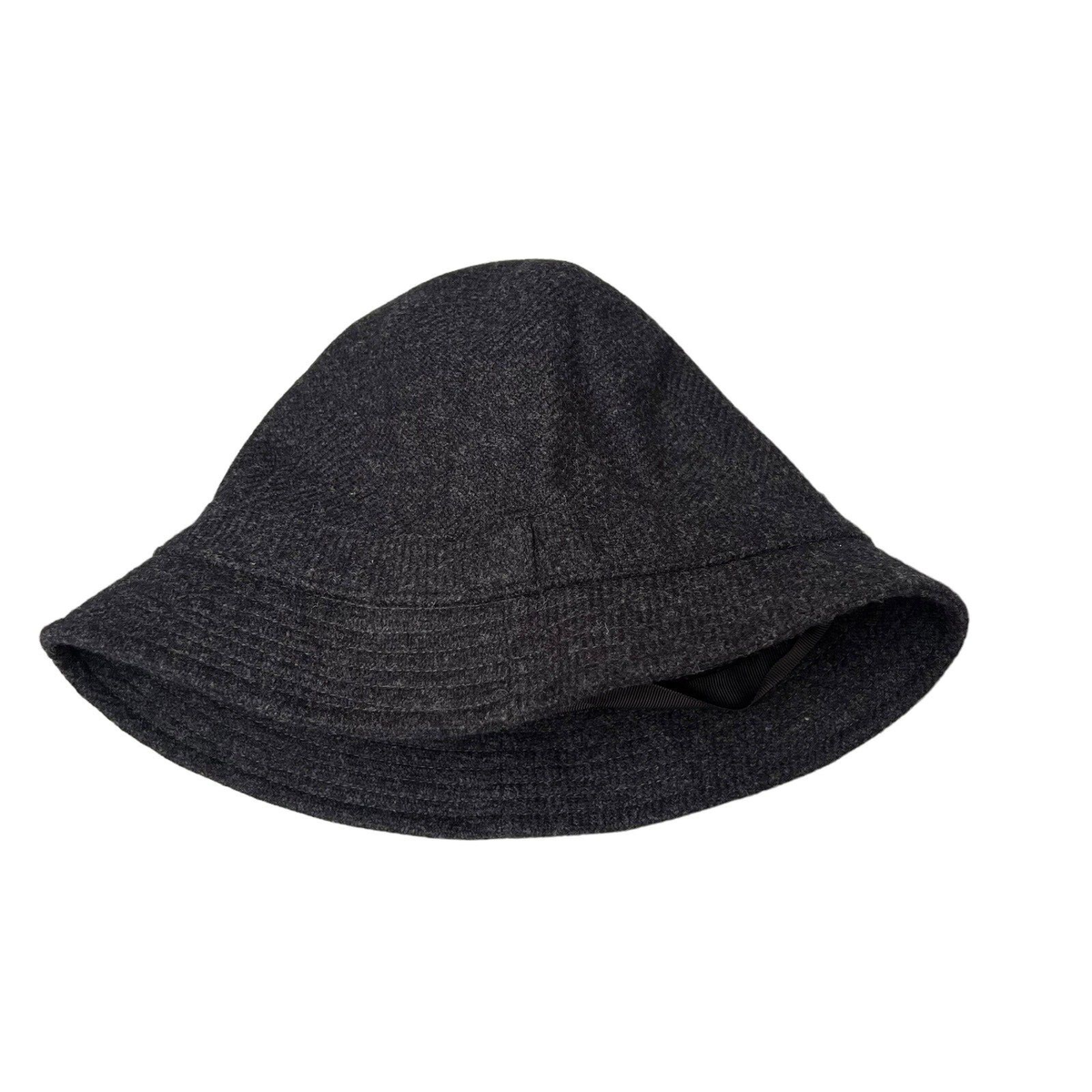 LL Bean Lambs Wool Banded Bucket Hat Gray Womens Size Medium  display picture 2