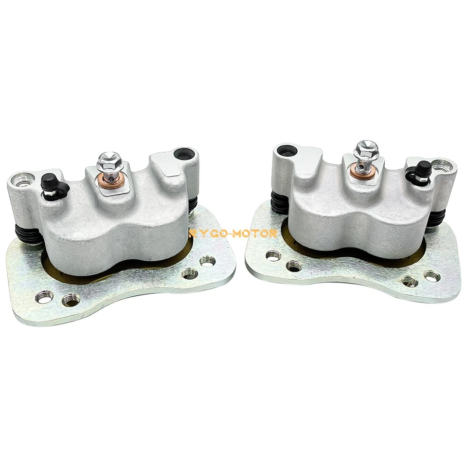 Rear Left Right Brake Calipers & Pads for Polaris Ranger Crew 800 900 1000 XP - Image 2 of 4
