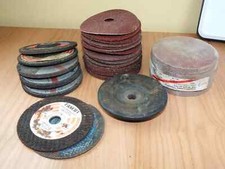 45 Stück 4 Zoll Schleifschleifscheiben Winkelschleifer + Träger + Schleifscheibe