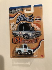 2025 Hot Wheels Silver Series Gulf Tooned ' Toon'd 83 Chevy Silverado WALMART