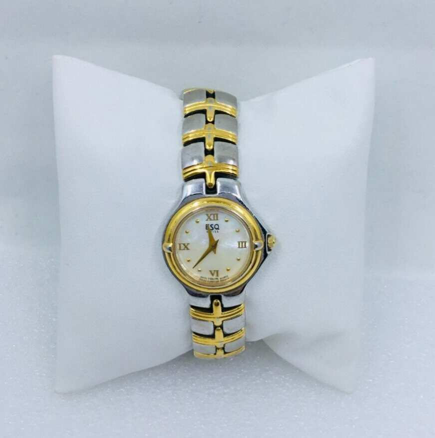 ESQ Swiss vintage Women’s watch two tone gold and silver Vintage ESQ Swiss Women main image 2