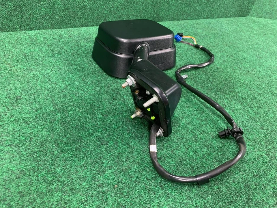 Espejo retrovisor de puerta Hummer H2 2003-2007 tapa negra lado del conductor izquierdo motorizado por la derecha OEM Foto 3 de 4