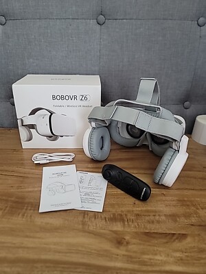 BOBOVR Z6 White Grey Foldable Wireless Virtual Reality Headset for Smartphone