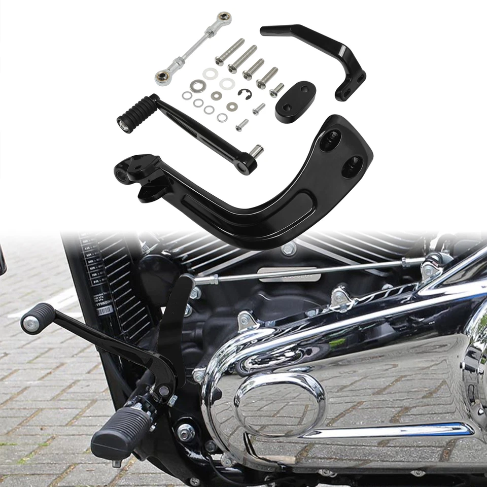 Kit lateral de cambio y freno de controles medios apto para Harley Sport Glide Fat Bob 2018-2024 Foto 3 de 4