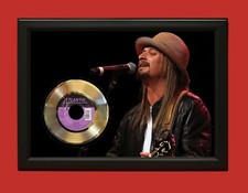Kid Rock 2 Poster Art Wood Framed 45 Gold Record Display C3