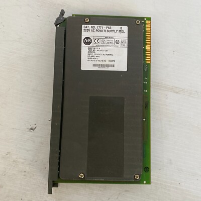 ALLEN-BRADLEY 1771-P6S B 220V AC POWER SUPPLY MDL MODULE PLC 96219272 C01