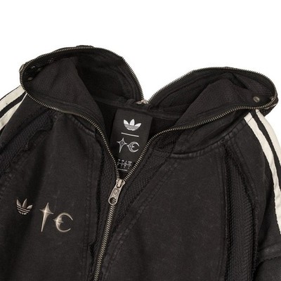 Adidas x Thug Club Teamgeist Zip Up Hoodie Black Size Medium | eBay