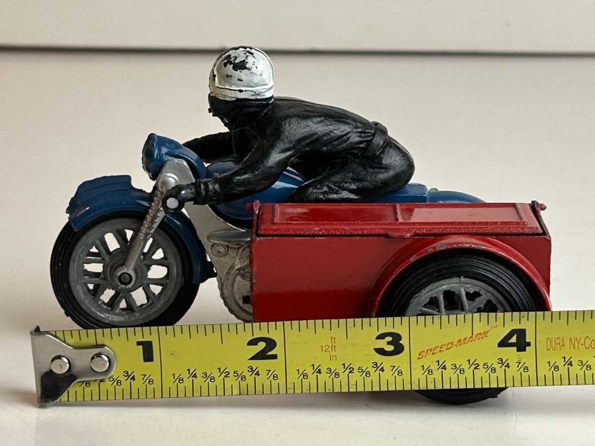 1960's Budgie No. 266 Diecast Express Delivery Motorcycle, Nice