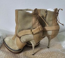 CHRISTIAN DIOR Suede Leather Short Boots US 9...
