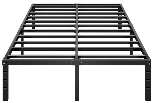 Metal Platform Bed Frame 14 Inch Tall,No Box Spring Needed,Queen Size Bed wit...