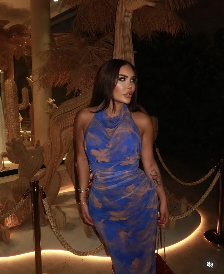 ZARA NWT WOMAN SS25 PRINTED TULLE LONG DRESS PURPLE 3673/105