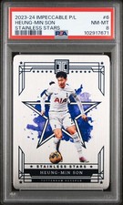 2023-24 PANINI IMPECCABLE PREMIER LEAGUE STAINLESS STARS #6 HEUNG-MIN SON