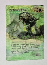 Blackcleave Goblin [Scars of Mirrodin] Magic MTG ALTERED 