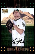 2007 Topps Update Red Back Dallas Braden #165