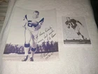 Los Angeles Rams Ed Meador & Green Bay Packers Bill Forester Signed B & W Photos