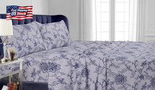 Tribeca Living Flannel Sheets Queen Size - 100 Cotton Flannel Sheet Set, 200 GS