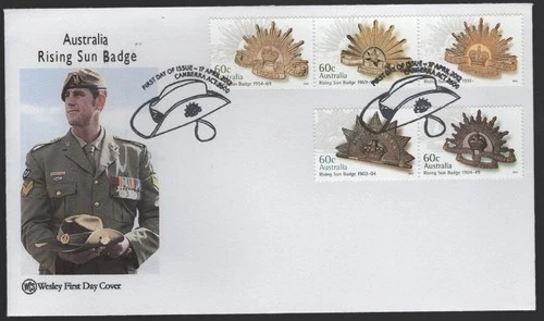 2012 Australia RISING SUN Badge Ben Roberts-Smith WCS FDC #3