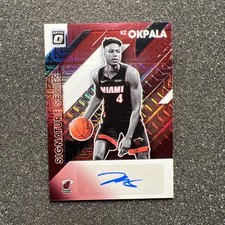 2019-20 Donruss Optic KZ OKPALA #SS-KZO Miami Heat AUTO - SIGNATURE SERIES B