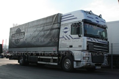 LKW Foto DAF 95 XF Truck Deutschland silber EUROLUX Exclusive Titanium Co #p2fb