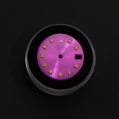 Goldum NYC 31mm Pink Diamant Zifferblatt Für Datejust/President Non Quickset