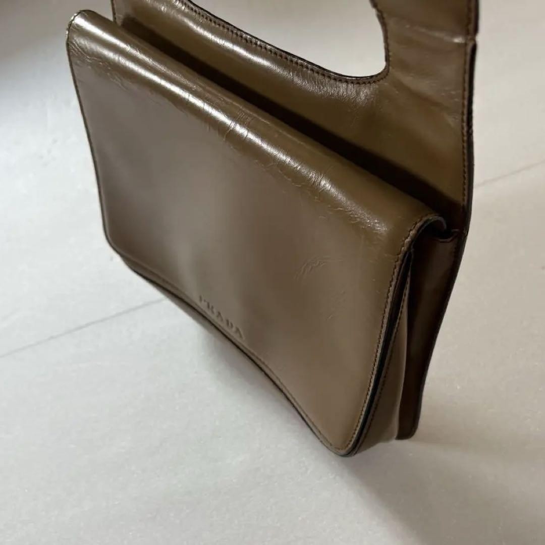 けふ　90's PRADA archive leather bag PRADA 00s 90s Archive Bag Leather BLK | eBay