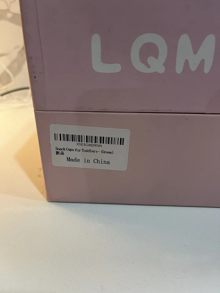 LQMBABY Baby Silicone Cups 4 Total In Dazzling Color New In Box Not Used - Image 4 of 4