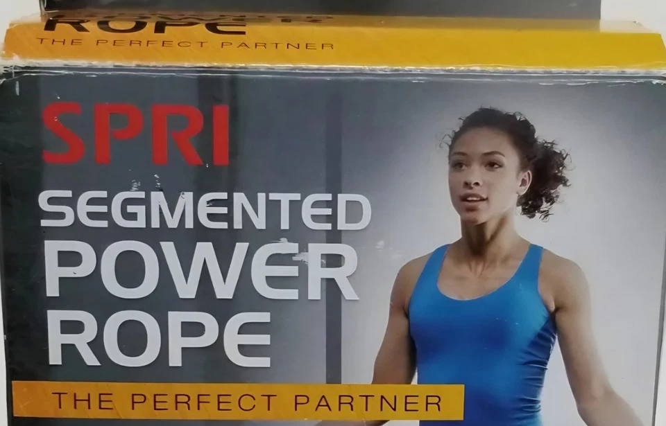 Cuerda de salto de peso pesado Spri cuerda eléctrica segmentada GRAN HERRAMIENTA DE ENTRENAMIENTO CARDIOVASCULAR Foto 2 de 3