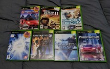 7 x ORIGINAL XBOX SPIELE KONVOLUT - Fantastic 4 Ghost Recon Gotham Olympics 