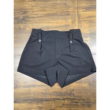 Sincerely Jules Womens Black High Waisted Tailored Shorts SJS030E0K6 Size Small