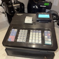 Sharp XE-A207 Electronic Cash Register Control System POS No Keys - Tested Works