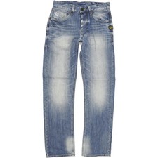 G-Star Attacc  Herren Blau Straight Regular  Jeans W29 L32 (71800)