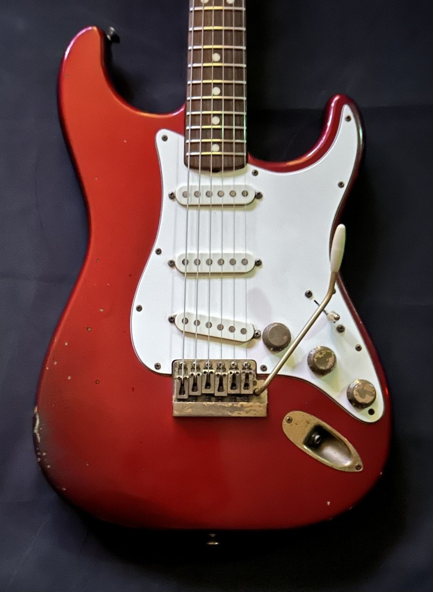 Fender THE STRAT Candy Apple Red Used Electric Guitar 1980 | eBay