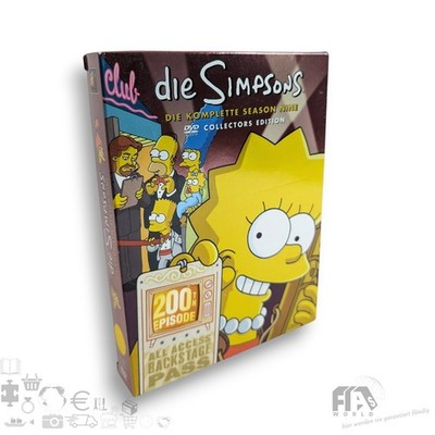 Die Simpsons Collectors Edition Season 9 - 3 DVD 200th Episode Sammler TOP