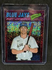 2026 Topps Heritage - Joey Loperfido #354 Chrome Burgundy Sparkle - Blue Jays