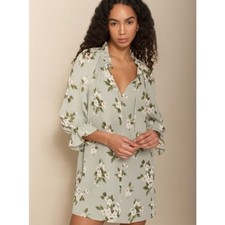 REFORMATION Adrienne Dress in Green Floral - Size L - New