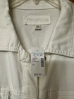 Maurices Womens Plus Size 2X White Casual Long Sleeve Denim Jean Jacket NWT — photo 3