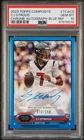 2023 Topps Composite CJ Stroud Chrome Auto RC Refractor Blue #/150 PSA 10