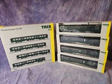 Rare! New/Box! Trix 23221 HO Set/4 Belgian State Railways M2 B11 Passenger Cars