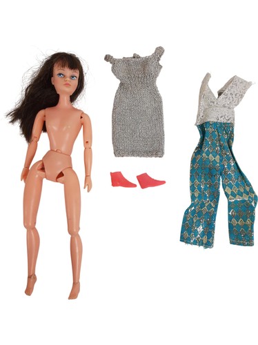 Palitoy Action Girl 1970s Uneeda Dollikin - Brown Hair