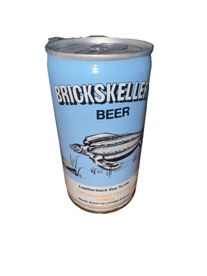 Vintage Brick seller Beer Leatherback Sea Turtle Can 