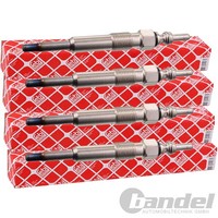 4X febi GlÜHkerze Passend FüR Audi A3 A4 B5 B6 A6 VW Golf IV Passat B6 Polo 9N