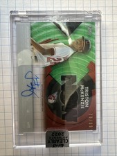 2022 Topps Clearly Authentic Triston McKenzie Red Generation Now Auto  73/99