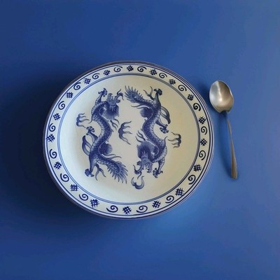 Blue Moon /Plate - Double Dragons 